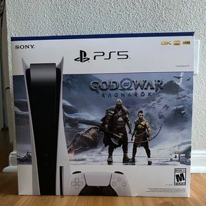 Playstation 5 DISC VERSION GOW RAGNAROK EDITION comment for availability